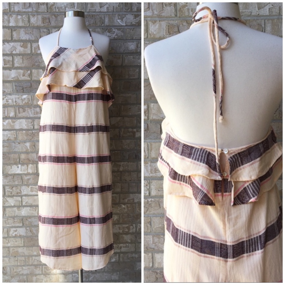 UO Saturday Sunday Summery Striped Romper Size S 🌸